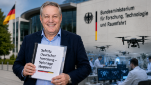 Spionage gegen deutsche Drohnenforschung: Wer schützt unsere Zukunftstechnologien, Frau Ministerin Bär?