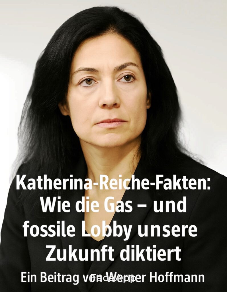 Katherina Reiche - Die Lobbyfrau für Gas, fossile Energie und Energiekonzerne