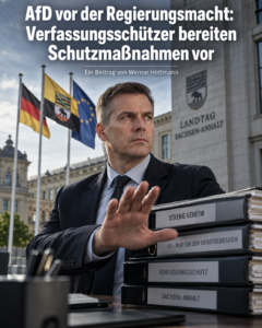 AfD vor der Regierungsmacht: Verfassungsschützer müssen Schutzmaßnahmen vorbereiten