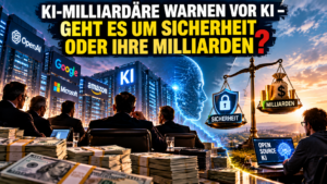 KI-Milliardäre warnen vor KI – geht es um Sicherheit oder ihre Milliarden?
